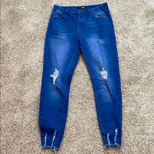 Fashion Nova ankle jeans